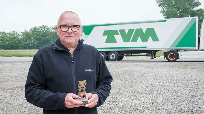 Jean-Pierre Mees van Van Dievel Transport is De Gouden Ridder van de Weg 2021