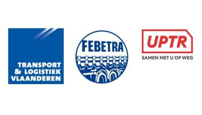FEBETRA, UPTR, TLV logos