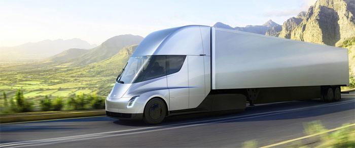 DHL bestelt 10 Tesla Semi vrachtwagens