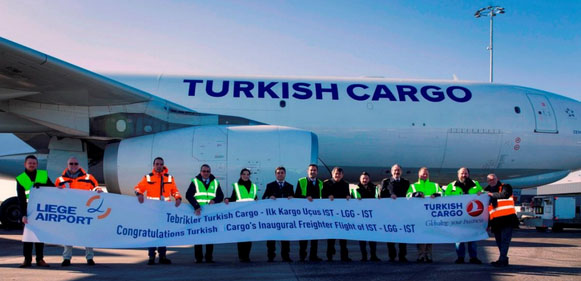 Turkish Cargo komt naar Liege Airport