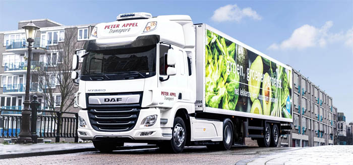 DAF Trucks start veldtest met CF Hybrid vrachtwagen