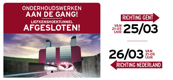 liefkenshoektunnel 25-26 maart