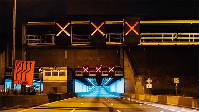 Kennedytunnel gesloten