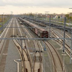 Haven Zeebrugge - spoorwerken vormingsstation goederentreinen