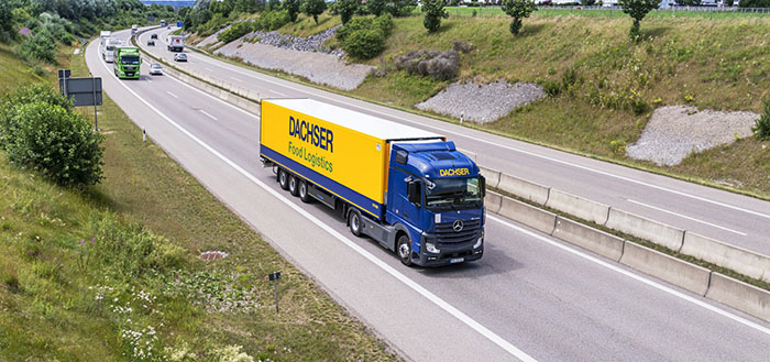 Dachser vrachtwagen