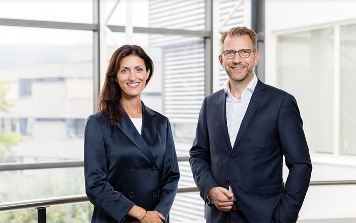 Jens Schmale and Swisslog-CEO EMEA-Giulia Colombi