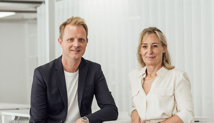 oprichters Lida Joly (CEO) en Bart Adams (CTO)