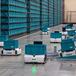 Bedrijfsbezoek: de Exotec Skypod magazijnrobots in actie bij C-Logistics