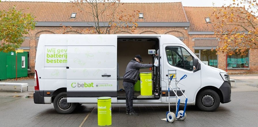 Bebat en BD Logistics verenigen hun krachten voor de ophaling van afgedankte batterijen