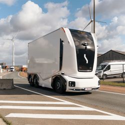 Eerste autonome vrachtwagenrit in België tijdens Autonomous Summit in Port of Antwerp-Bruges