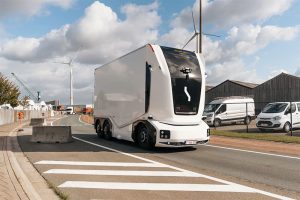 Eerste autonome vrachtwagenrit in België tijdens Autonomous Summit in Port of Antwerp-Bruges