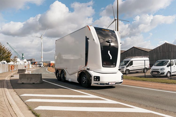 Eerste autonome vrachtwagenrit in België tijdens Autonomous Summit in Port of Antwerp-Bruges