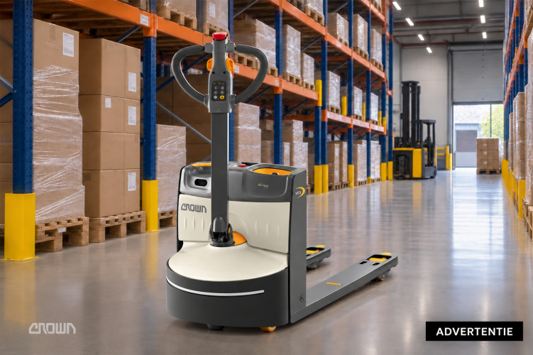 Wendbare elektrische pallettrucks van Crown