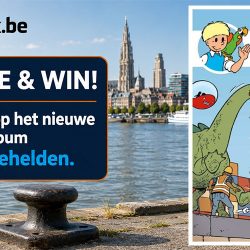 Nieuw Jommeke album āDe Scheldeheldenā speelt zich af in de Haven van Antwerpen en Zeebrugge. Win een gratis album