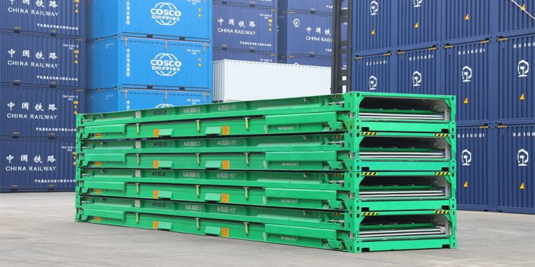 Vier lege containers op de plaats van één: waarom is de vouwcontainer nog geen standaard?