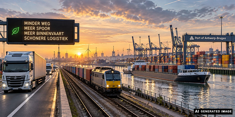 Tien logistieke projecten moeten duizenden vrachtwagenritten uit Antwerpse spits halen