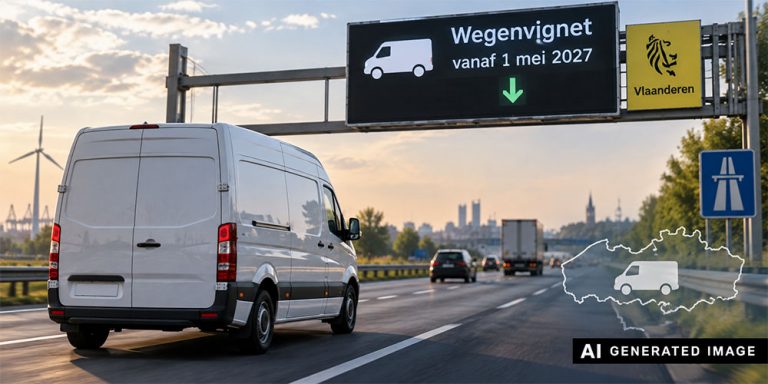 Wegenvignet vanaf mei 2027: ook bestelwagens tot 3,5 ton moeten betalen