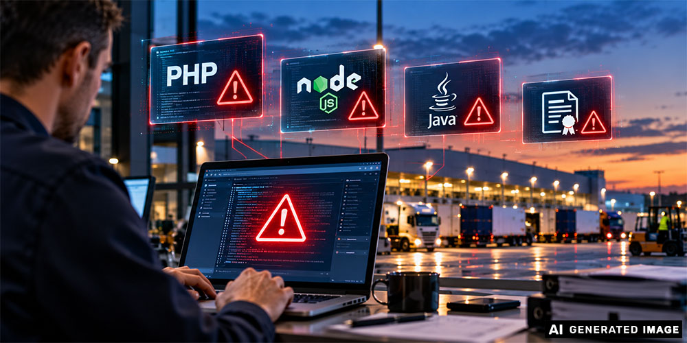 PHP-lek, Node.js en certificaten: wat de logistieke sector deze week moet weten