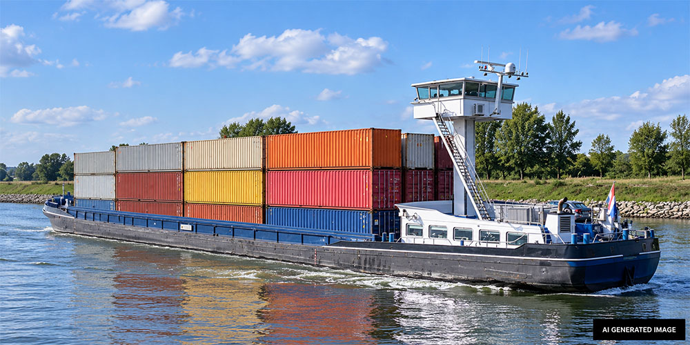 binnenvaart containers